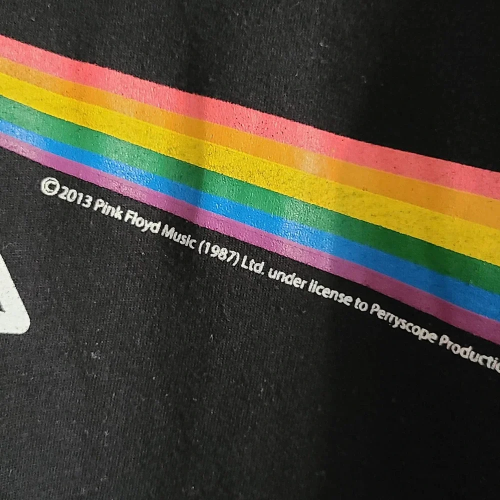 PINK FLOYD Dark Side of the Moon Graphic Band Tee Unisex‎ Size Large